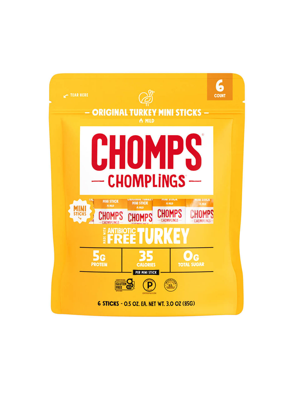 6 ct. Original Turkey Chomplings - Variety Premium Turkey