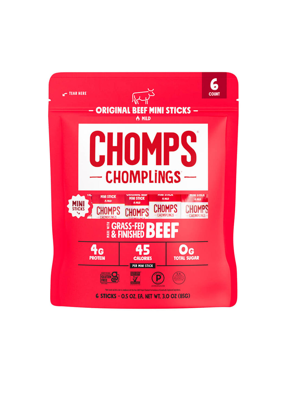 6 ct. Original Beef Chomplings - Clean Classic